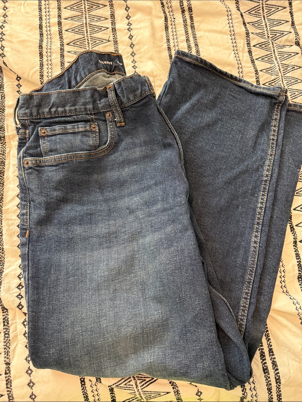 Men's Classic Blue Denim Jeans 36x30